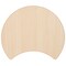 Flash Furniture Crescent 25.125 W, 35.5 L, 23.5 H, Plastic, Steel, Brown YU-YCY-093-CIR-TBL-NAT-GG - alternate 7